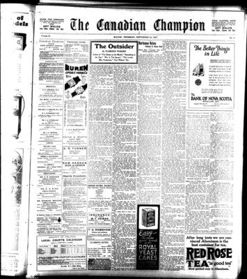 Canadian Champion (Milton, ON), 29 Sep 1927