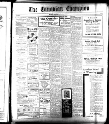 Canadian Champion (Milton, ON), 1 Dec 1927