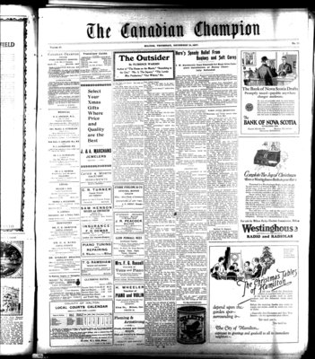 Canadian Champion (Milton, ON), 15 Dec 1927