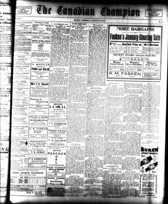 Canadian Champion (Milton, ON), 23 Jan 1930