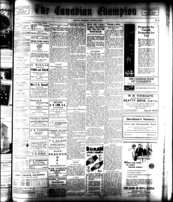 Canadian Champion (Milton, ON), 13 Mar 1930
