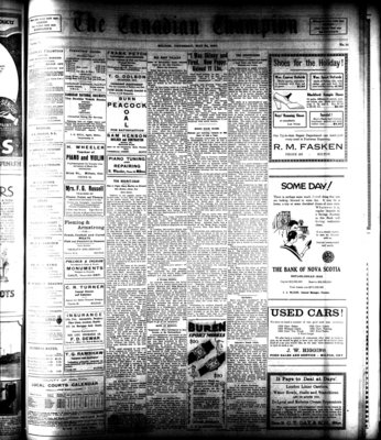 Canadian Champion (Milton, ON), 22 May 1930