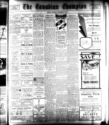 Canadian Champion (Milton, ON), 4 Sep 1930