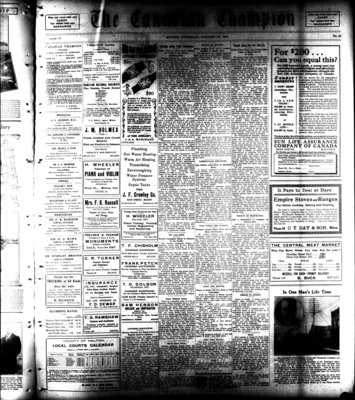 Canadian Champion (Milton, ON), 22 Jan 1931