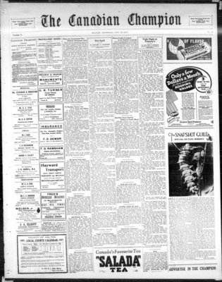 Canadian Champion (Milton, ON), 26 Aug 1937