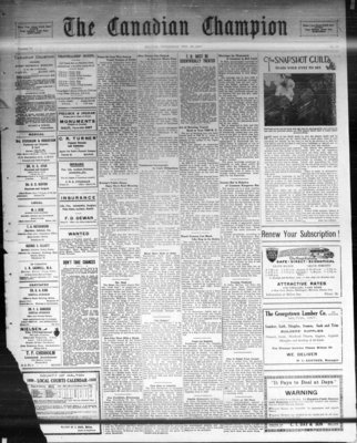 Canadian Champion (Milton, ON), 30 Dec 1937