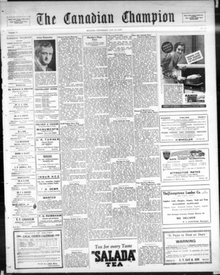 Canadian Champion (Milton, ON), 13 Jan 1938