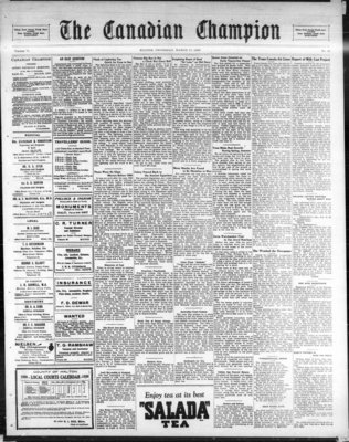 Canadian Champion (Milton, ON), 17 Mar 1938