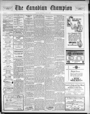 Canadian Champion (Milton, ON), 16 Jun 1938