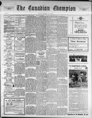 Canadian Champion (Milton, ON), 17 Nov 1938