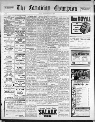 Canadian Champion (Milton, ON), 27 Apr 1939