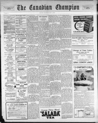 Canadian Champion (Milton, ON), 4 May 1939