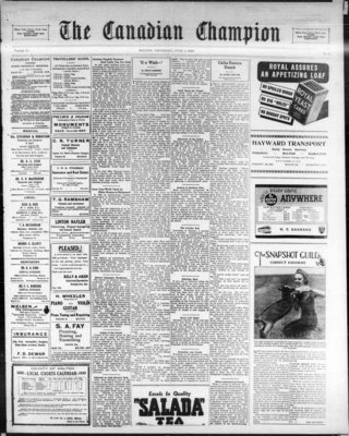Canadian Champion (Milton, ON), 1 Jun 1939