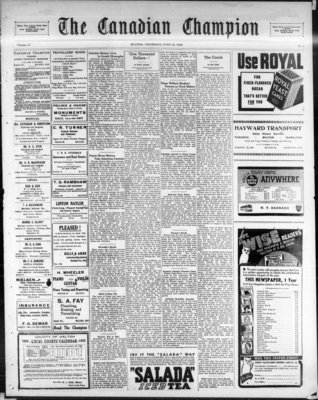 Canadian Champion (Milton, ON), 15 Jun 1939