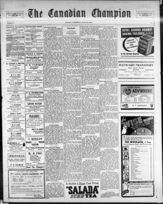 Canadian Champion (Milton, ON), 22 Jun 1939