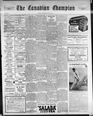 Canadian Champion (Milton, ON), 29 Jun 1939