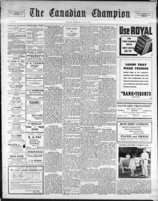 Canadian Champion (Milton, ON), 5 Oct 1939