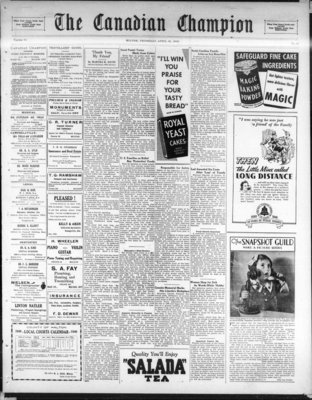 Canadian Champion (Milton, ON), 18 Apr 1940