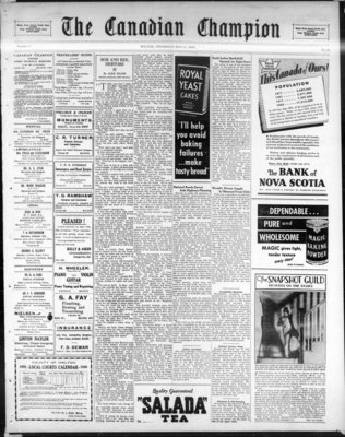 Canadian Champion (Milton, ON), 9 May 1940