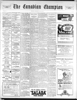 Canadian Champion (Milton, ON), 23 Jan 1941