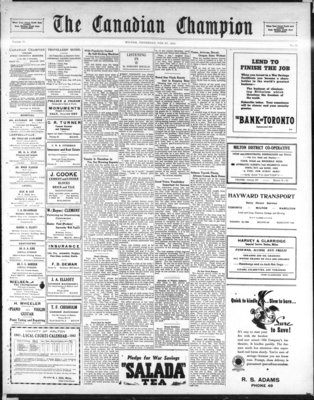 Canadian Champion (Milton, ON), 27 Feb 1941