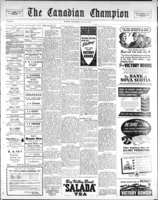 Canadian Champion (Milton, ON), 29 Oct 1942