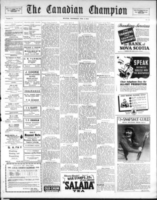 Canadian Champion (Milton, ON), 4 Feb 1943