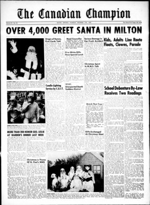 Canadian Champion (Milton, ON), 17 Dec 1953