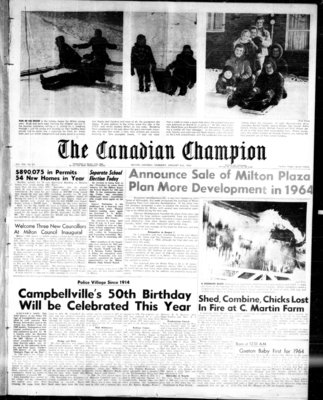 Canadian Champion (Milton, ON), 2 Jan 1964