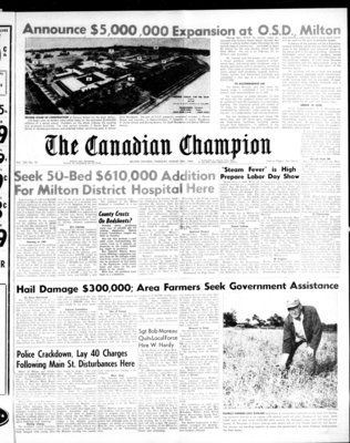 Canadian Champion (Milton, ON), 20 Aug 1964