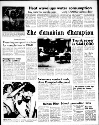 Canadian Champion (Milton, ON), 6 Jul 1966