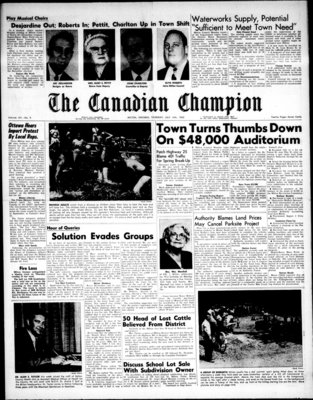 Canadian Champion (Milton, ON), 14 Jul 1960