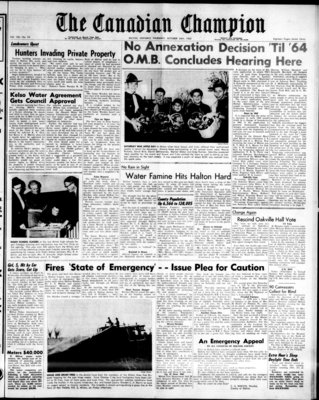 Canadian Champion (Milton, ON), 24 Oct 1963