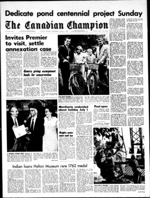 Canadian Champion (Milton, ON), 21 Jun 1967