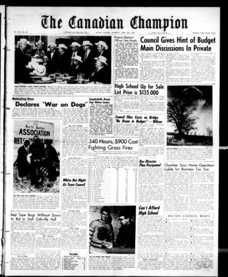 Canadian Champion (Milton, ON), 12 Apr 1962