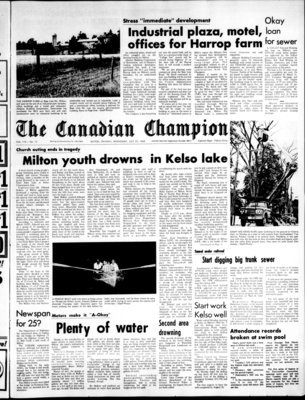 Canadian Champion (Milton, ON), 23 Jul 1969