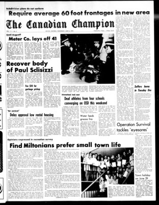 Canadian Champion (Milton, ON), 3 Jun 1970