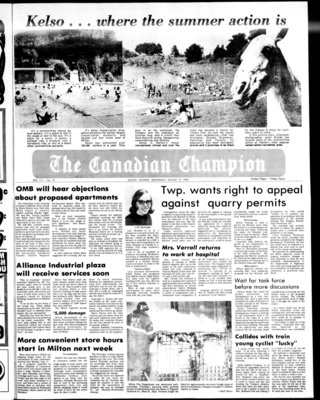 Canadian Champion (Milton, ON), 12 Aug 1970