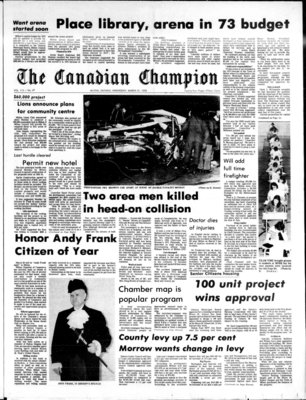 Canadian Champion (Milton, ON), 21 Mar 1973