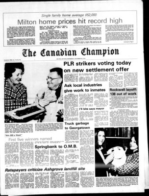 Canadian Champion (Milton, ON), 20 Nov 1974