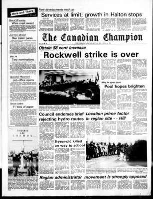 Canadian Champion (Milton, ON), 24 Apr 1974