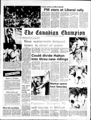 Canadian Champion (Milton, ON), 12 Jun 1974