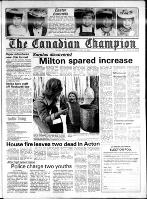 Canadian Champion (Milton, ON), 18 Apr 1979