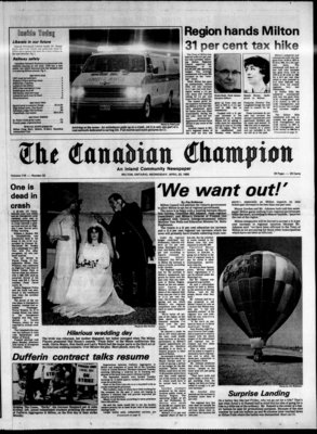 Canadian Champion (Milton, ON), 23 Apr 1980