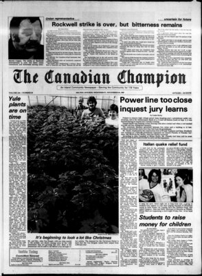 Canadian Champion (Milton, ON), 26 Nov 1980