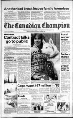 Canadian Champion (Milton, ON), 2 Mar 1983