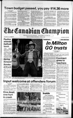 Canadian Champion (Milton, ON), 20 Apr 1983