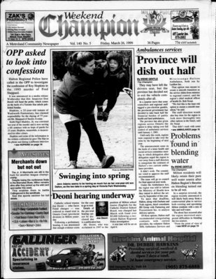 Canadian Champion (Milton, ON), 26 Mar 1999