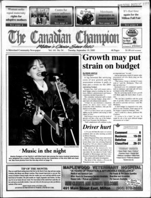 Canadian Champion (Milton, ON), 19 Sep 2000