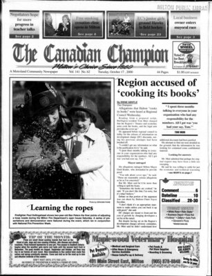 Canadian Champion (Milton, ON), 17 Oct 2000